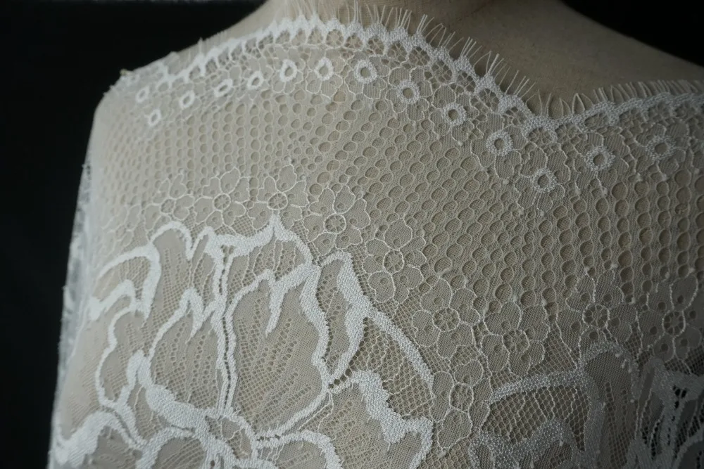 Большие цветочные ресницы chantilly lace длиной 3 метра! Новое поступление, кружевное свадебное кружевное платье для невесты, модный стиль