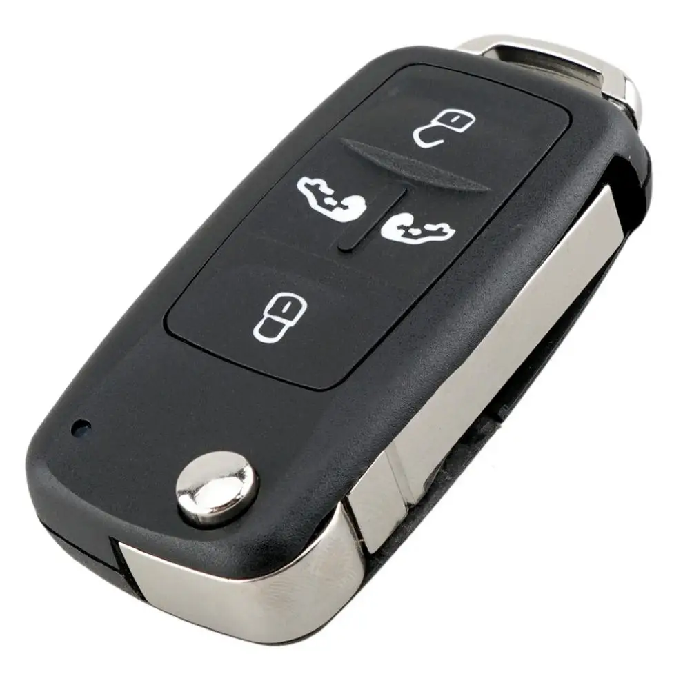 434 МГц чехол для ключа корпус на брелок с чипом ID48 подходит VW Volkswagen Sharan Multivan T5 5