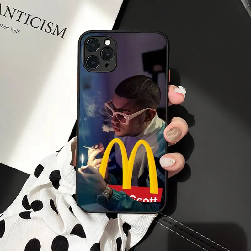 

Mcdonalds Perreo Bunny Maluma Phone Cases Matte Transparent for iPhone 7 8 11 12 s mini pro X XS XR MAX Plus cover funda