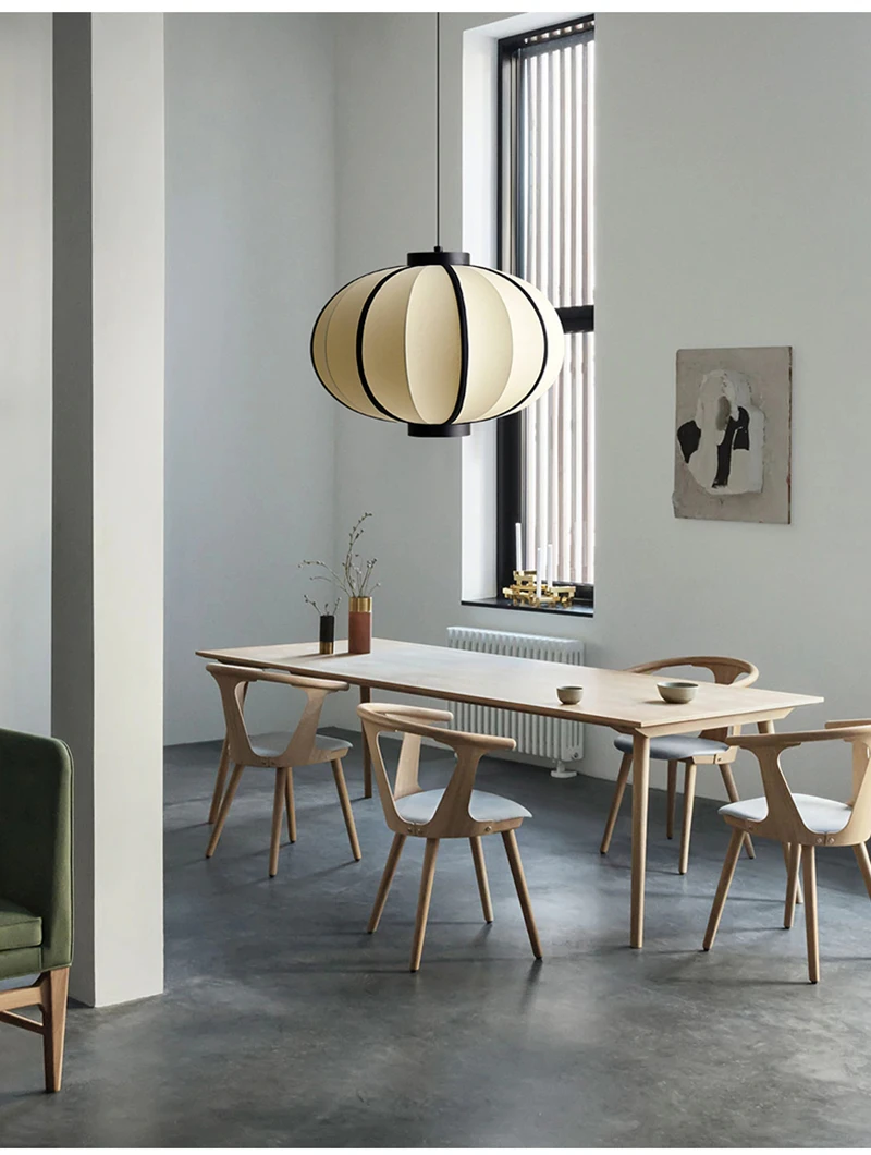 Новый тканевый подвесной светильник E27 в скандинавском стиле простой и