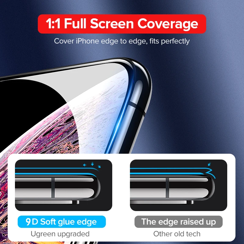 Gusima для iPhone 7 стекло на iPhone 7 6 8plus X 10 XS Max XR 9D закаленное полноэкранное защитное стекло на iPhone 7