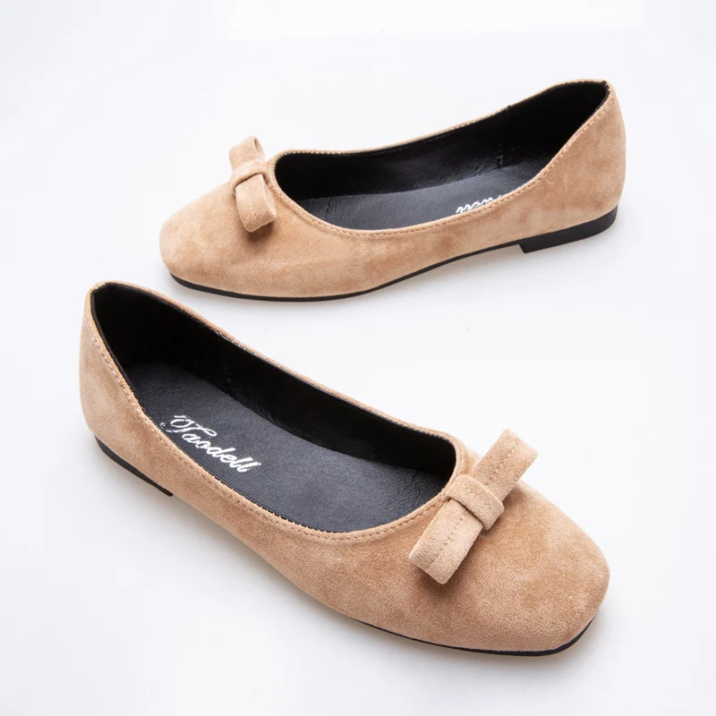Элегантная простая Стильная однотонная удобная модная женская обувь на плоской
