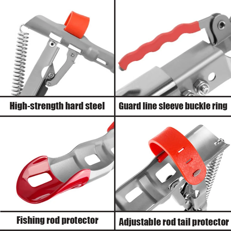 LINNHUE держатели для удочек из нержавеющей стали автоматический складной