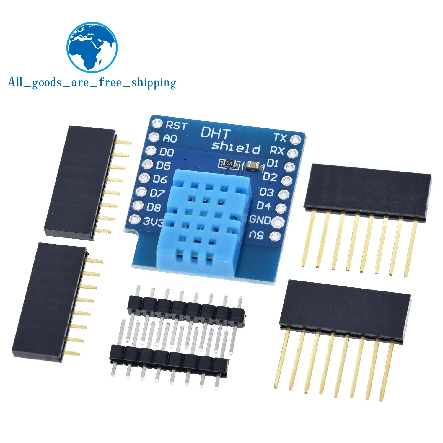 Щит DHT для WEMOS D1 mini ESP32 MINI DHT11 одношиповый цифровой модуль датчика температуры и