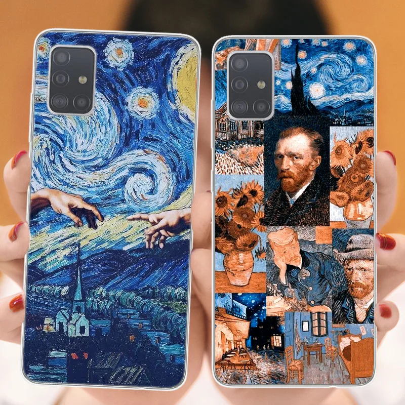 Мягкий чехол для телефона с изображением подсолнуха Ван Гога Samsung Galaxy S20 Ultra S7 Edge S8