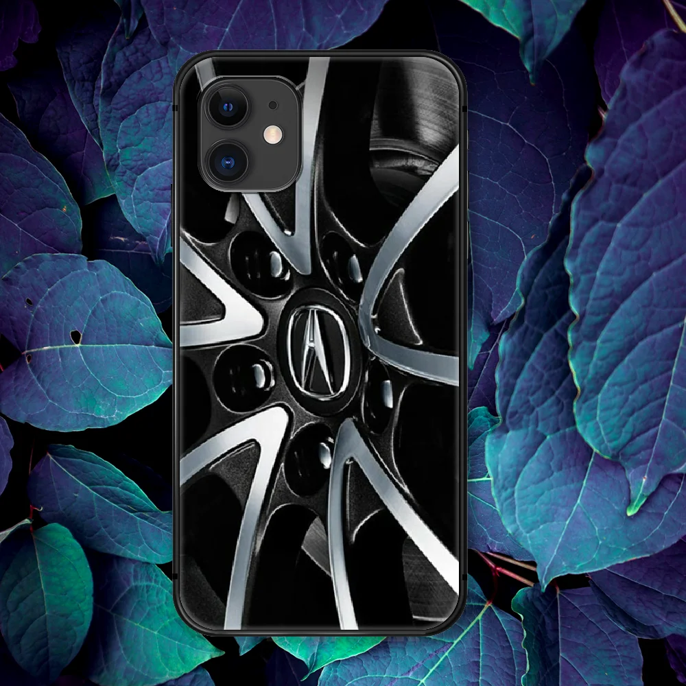 

Acura Luxury Sport Car Phone Case For IPhone 4 4s 5 5S SE 5C 6 6S 7 8 Plus X XS XR 11 12 Mini Pro Max 2020 black Cover 3D Coque