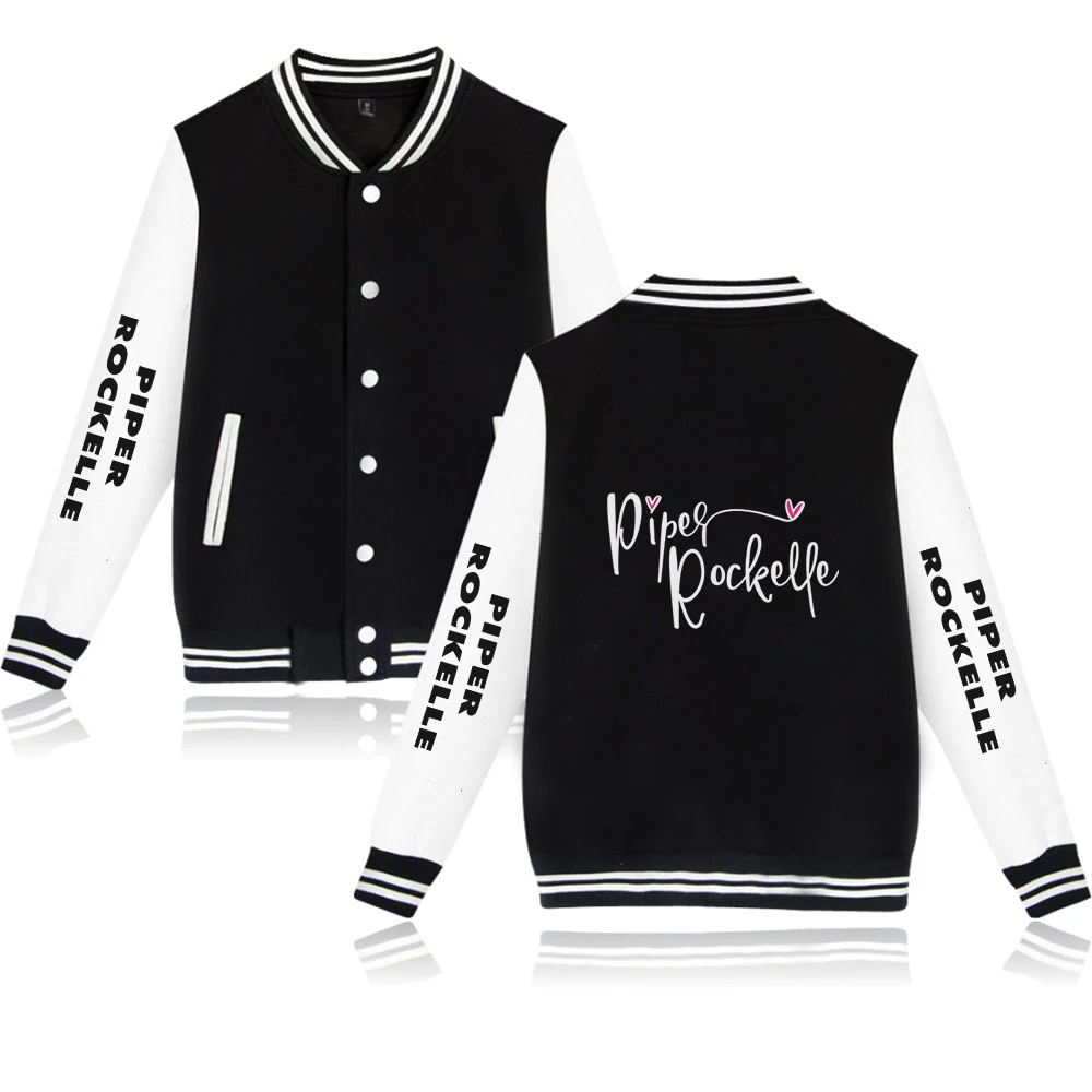 

2020 Piper Rockelle Merch Jacket Women streetwear Piper Rockelle baseball jackets plus size for men and women Streetwear