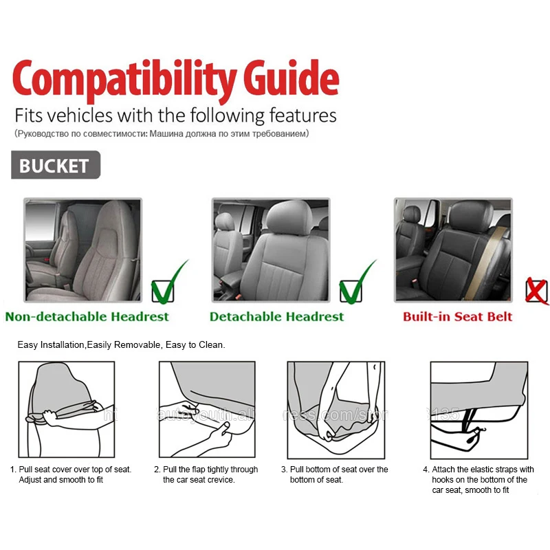 

1 Pair Car Seat Cover Front PU Leather Universal Fits Sport Headrest Car Styling Auto Seat Protector Covers Interior Accessories