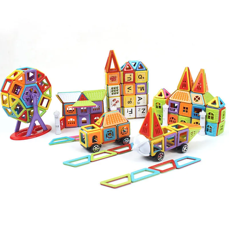 

402pcs 3d Diy Magnetic Building Blocks Designer Construction Toys Set Model Magnet Educational Hobbies Toys Or Children Gifts