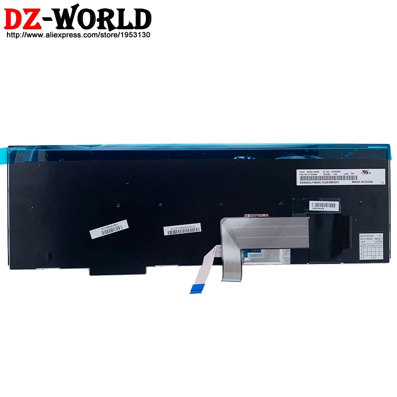 new original th thai keyboard for lenovo thinkpad l570 p50s t560 w540 t540p w541 t550 w550s l540 l560 laptop 01ax685 01ax644 free global shipping