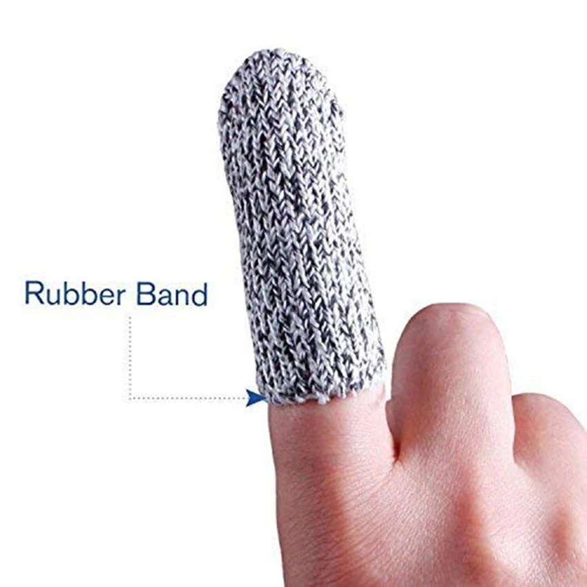 

5Pcs/lots Anti-cutting Finger Cots Protective Sleeve Engraving Protective Fingertip Rubber Band Finger Cap Cover Protection