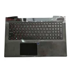 Восстановленное для Lenovo Y50-70 Y50-80 Y50 Y50P Y50P-70 Ноутбук Упор для рук верхний регистр с подсветкой Клавиатура сенсорной панели AP14R000A00
