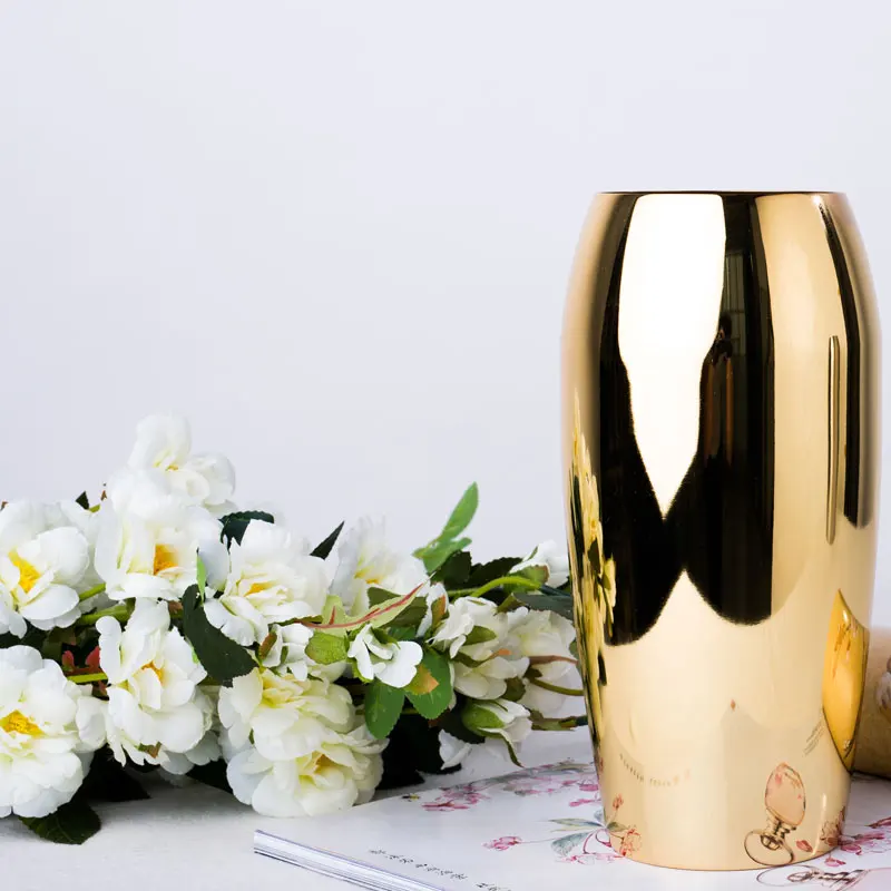 Ваза для цветов декоративный центральный элемент дома свадьбы нержавеющая сталь