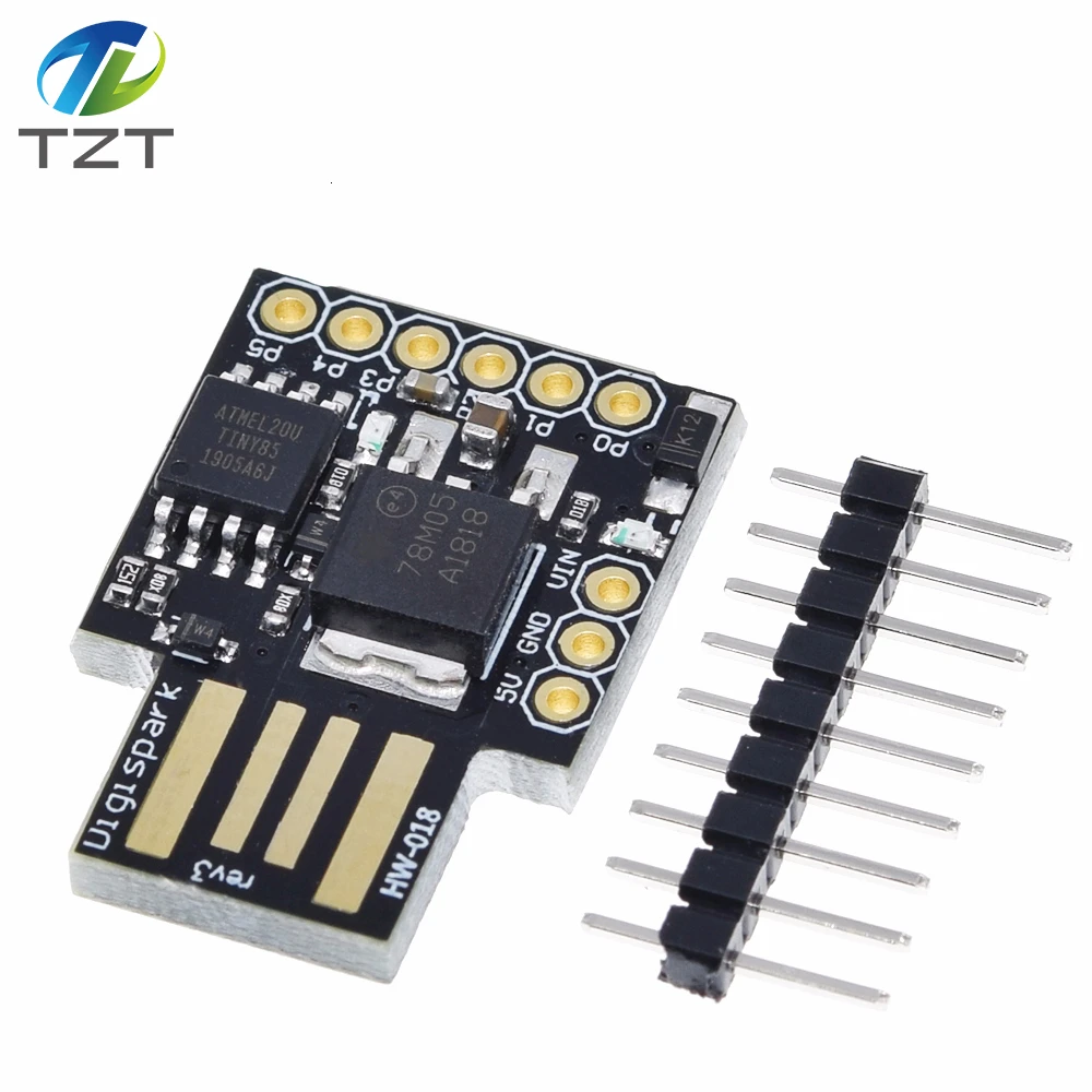 ATTINY85 BLACK Синий черный TINY85 Digispark Kickstarter микро макетная плата ATTINY85 модуль для Arduino IIC IEC USB - Цвет: ATTINY85 BLACK