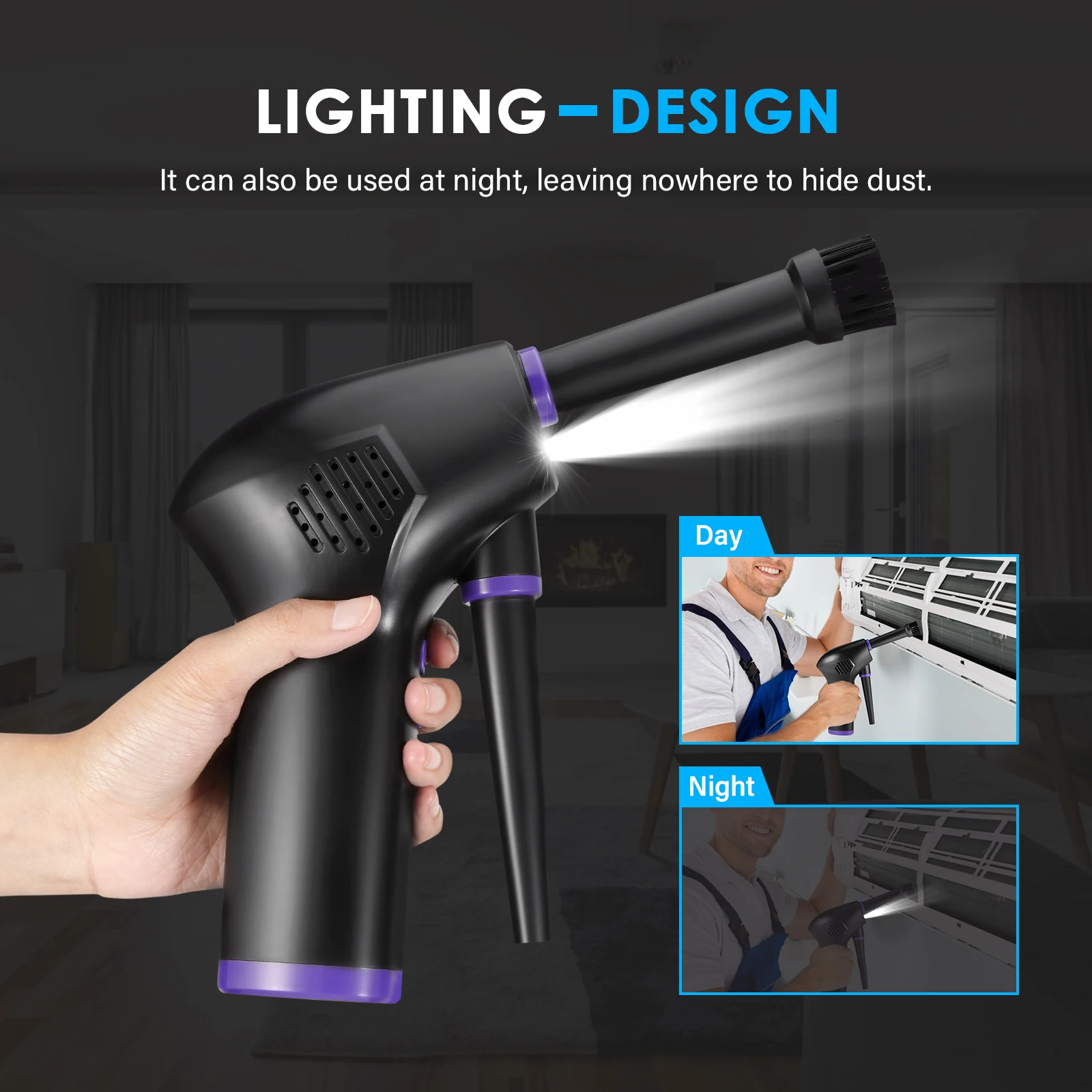 

USB Handheld Computer Keyboard Dust Blower Handheld Portable Gap Dust Collector
