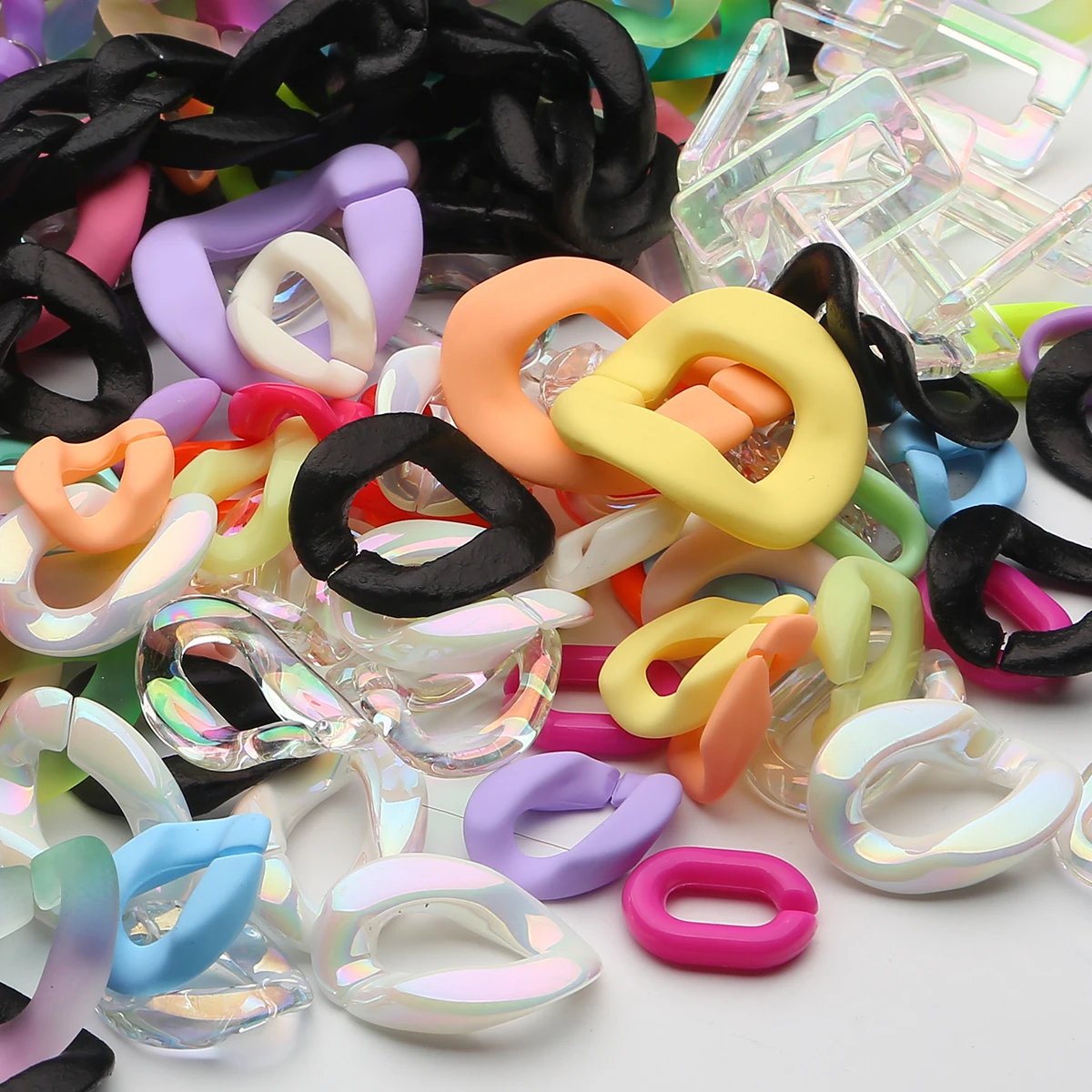 Витые акриловые цепочки для изготовления ювелирных изделий ожерелья браслета