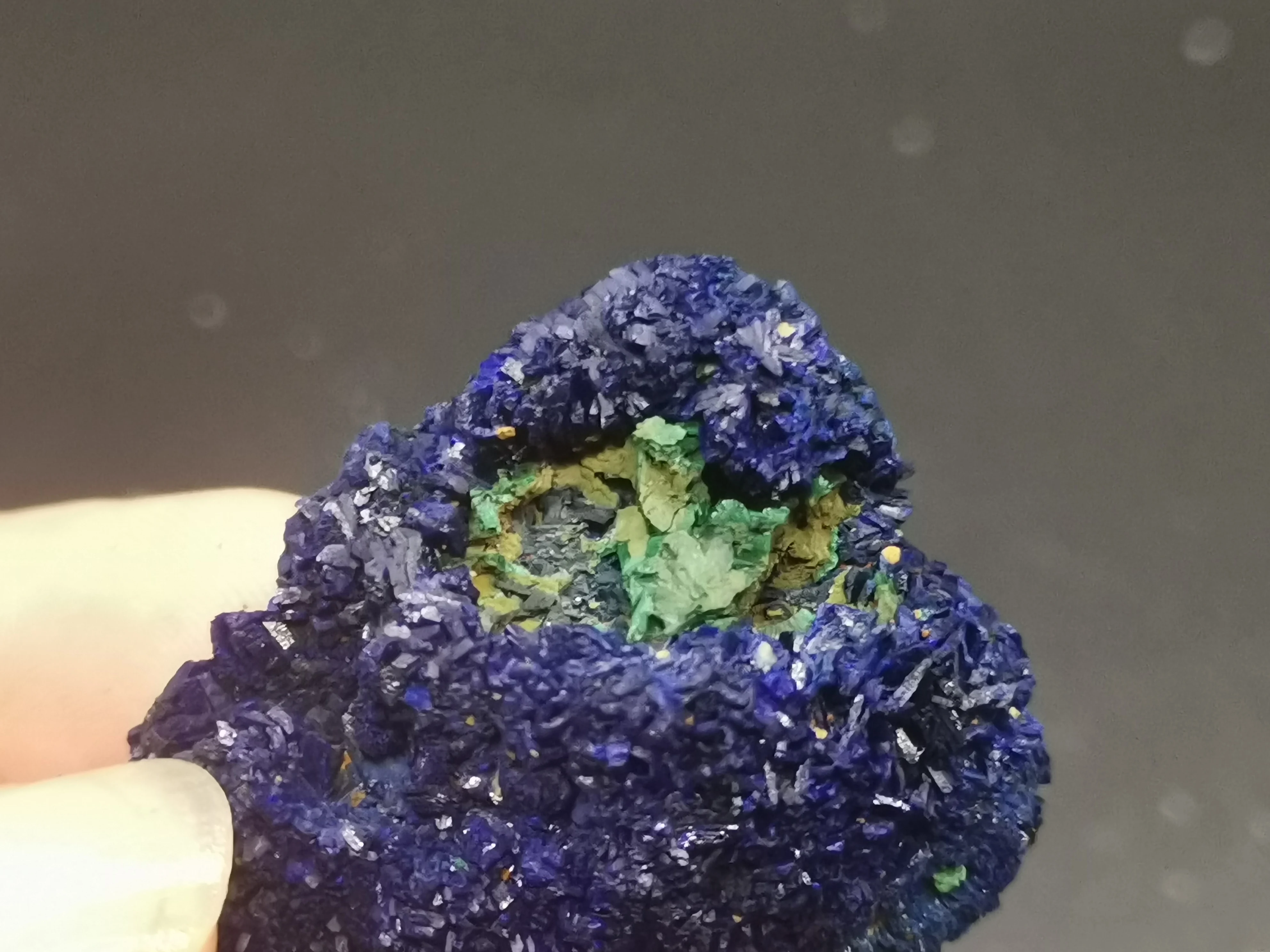 

20.6gRare natural quartz crystal natural azurite Malachite gemstone paragenetic stone aural energy healing mineral samples