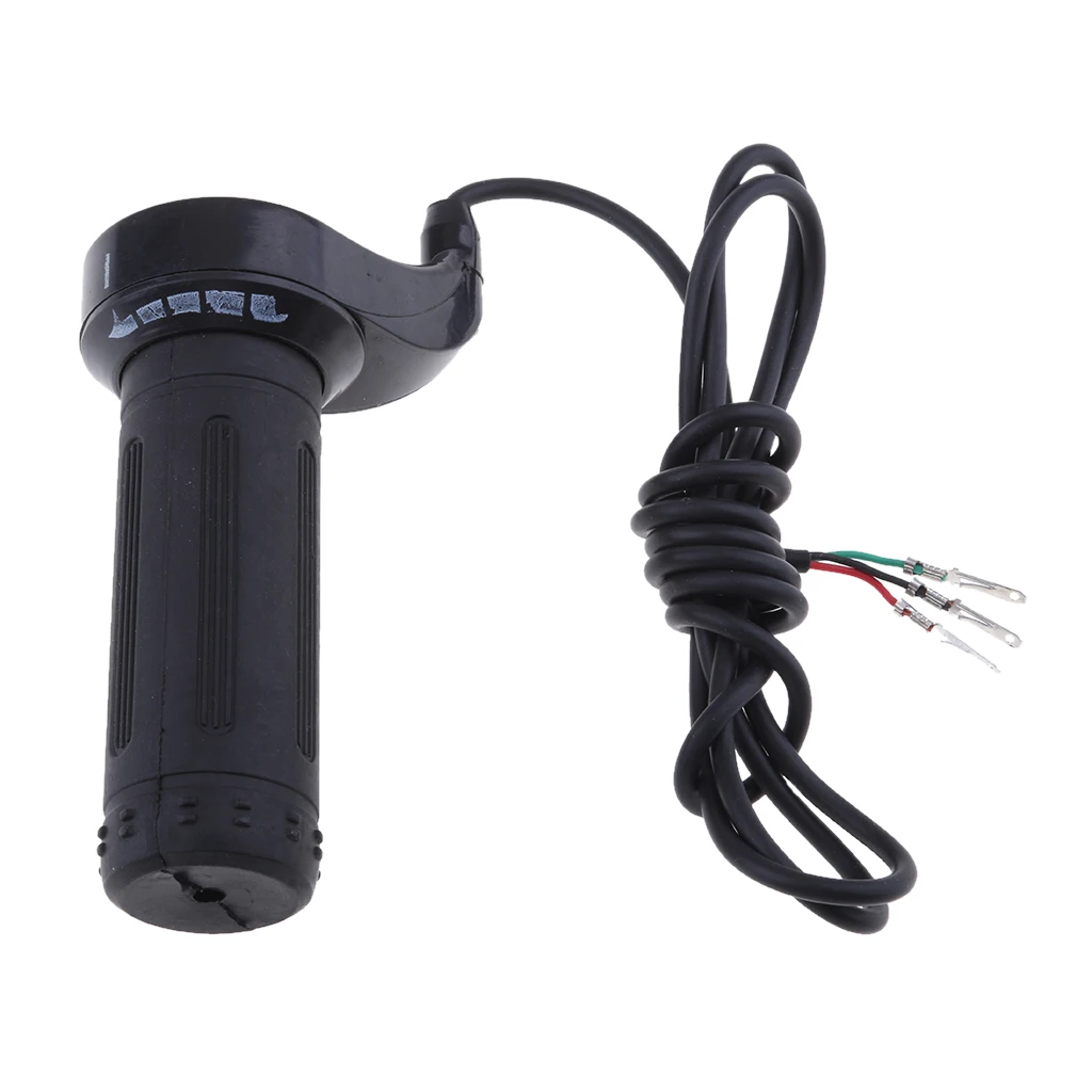 

Electric Bike Scooter Thumb Throttle Speed Control Handle Grip 24V 36V 48V