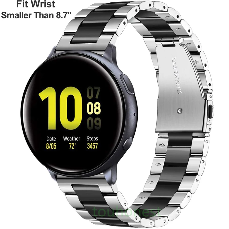 Ремешок для huami amazfit 1 2 2S gtr bip металлический браслет из нержавеющей стали Huawei GTS Watch