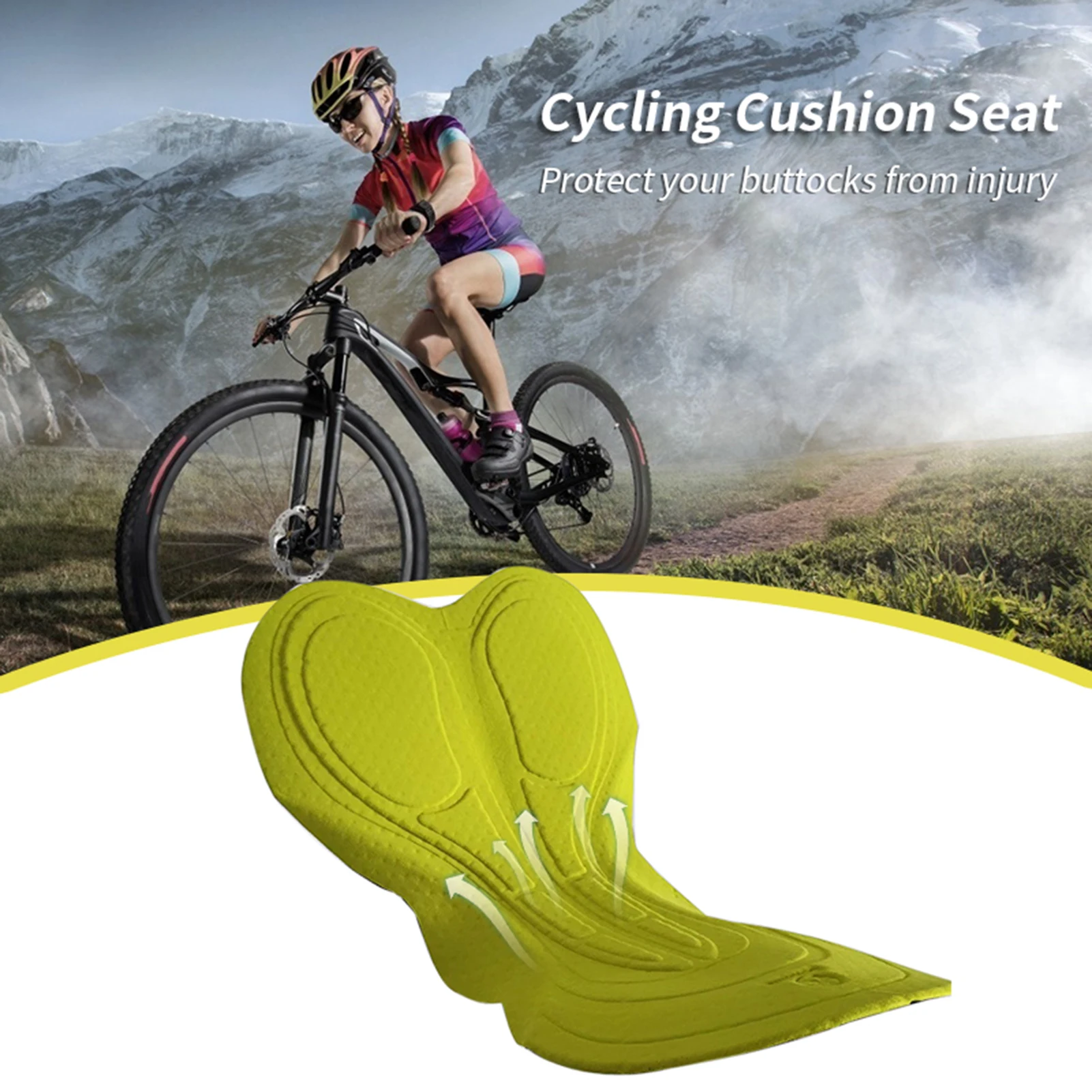 

Cycling Cushion Seat Moisture-wicking Breathable Pant Pad Waterproof And Quick-drying for Cycling Shorts