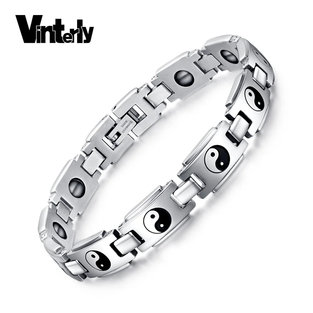 Vinterly религиозный Bagua тотемный браслет для мужчин исцеляющая энергия