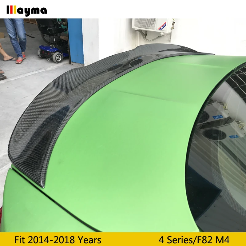 Стиль PSM высококачественный спойлер для заднего багажника из углеродного