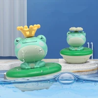 the new electric dry battery spray water frog room bath spray ball bath toy