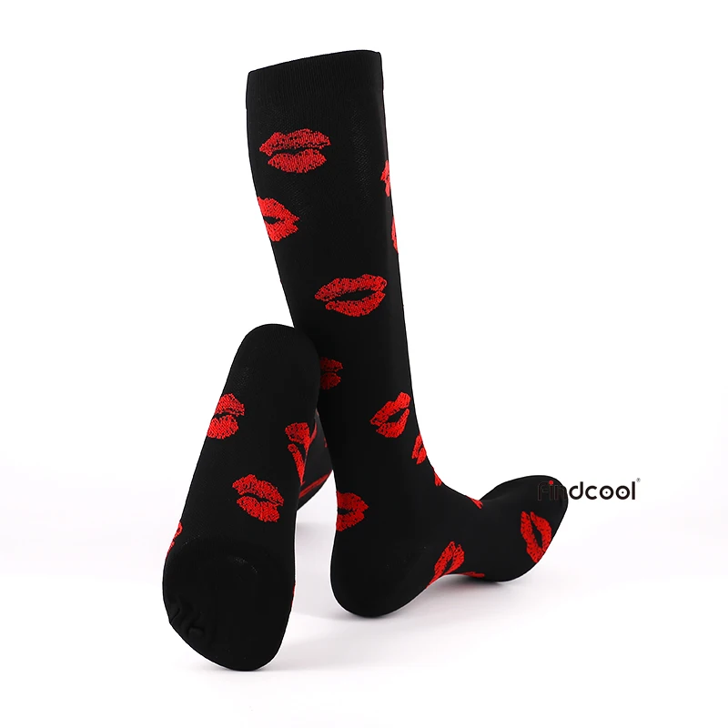 Компрессионные носки Findcool для женщин и мужчин спортивные велосипедные бега