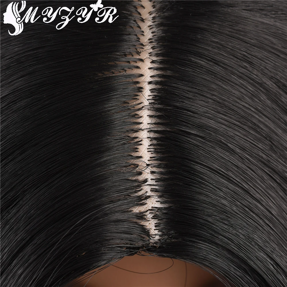 ZYR Bob wig Short Straight Synthetic Hair Blonde 1B-Grey Ombre Cosplay High temperature Fiber |