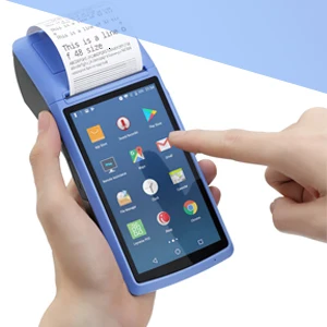 IssyzonePOS чековый принтер 58 мм сенсорный экран PDA Android 6,0 ручной pos-терминал PDA wifi Bluetooth 3g PDA поддержка OTG