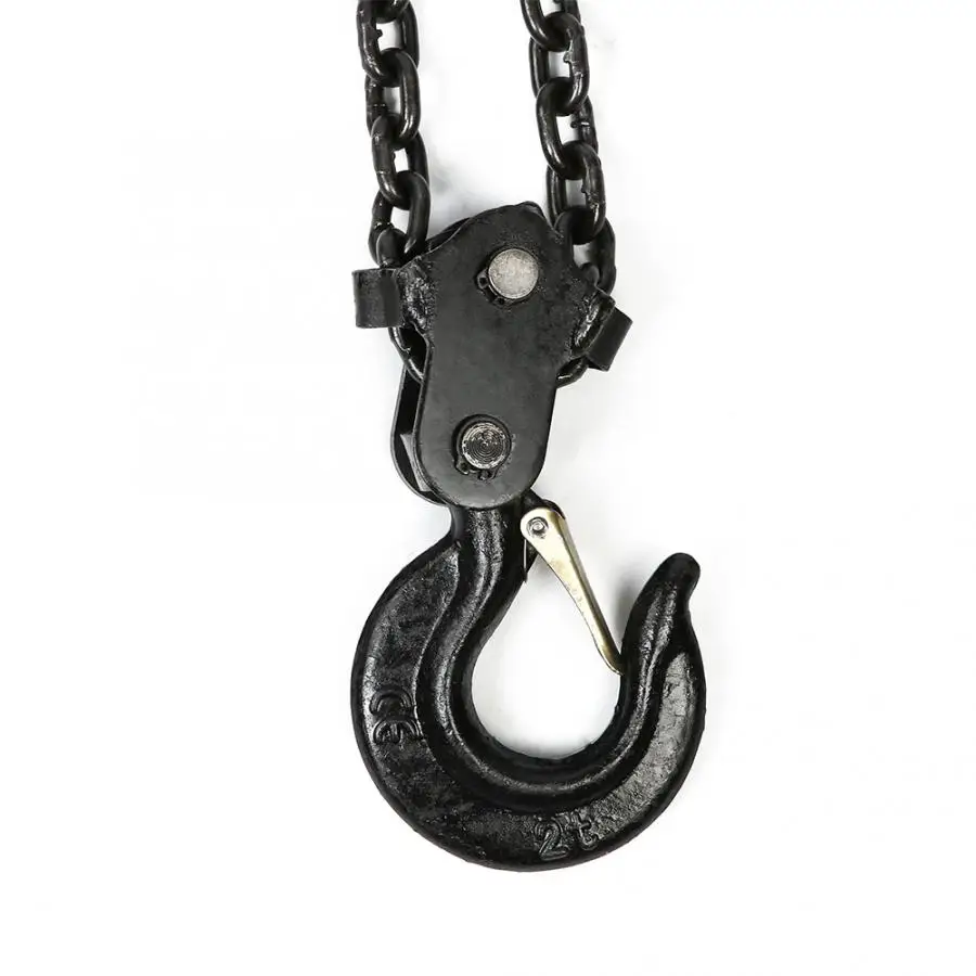 2 тонны цепной блок тали ручные инструменты подъемная цепь с крюком длиной 3