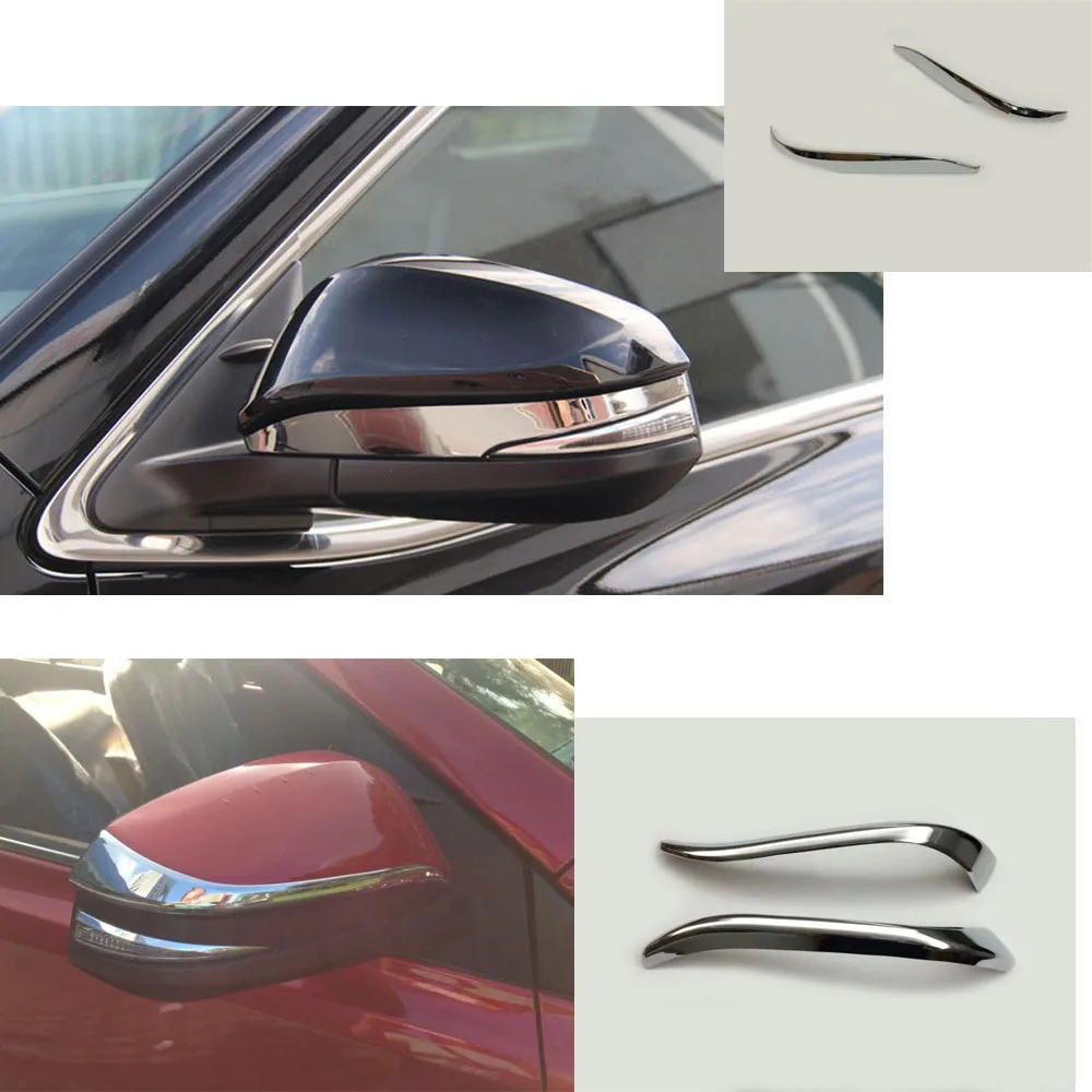 

Car Rear View Rearview Side Mirror Cover Eyebrow Sticks Trim Frame 2pcs For Toyota Noah Voxy 80 Series 2014 2015 2016 2017 2018