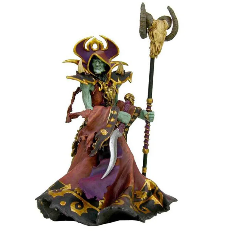 Модель игрового персонажа DC WOW Tribal Orc Wolf Ride Raider Lich King Arthas карликовый катающийся вор Sylvanas Warrior фигурка игрушки