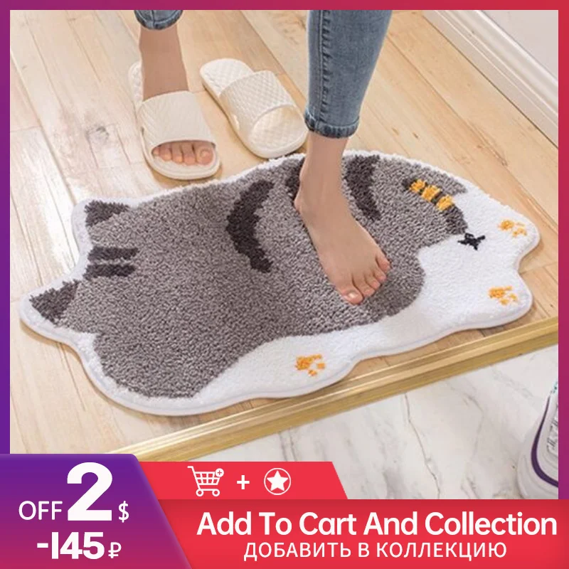 

Cute Pet Dog Rectangle Rugs Bedroom Kitchen Bath Rug Anti-Slip Doormat Floor Mat Modern Home Decor Carpets for Living Room