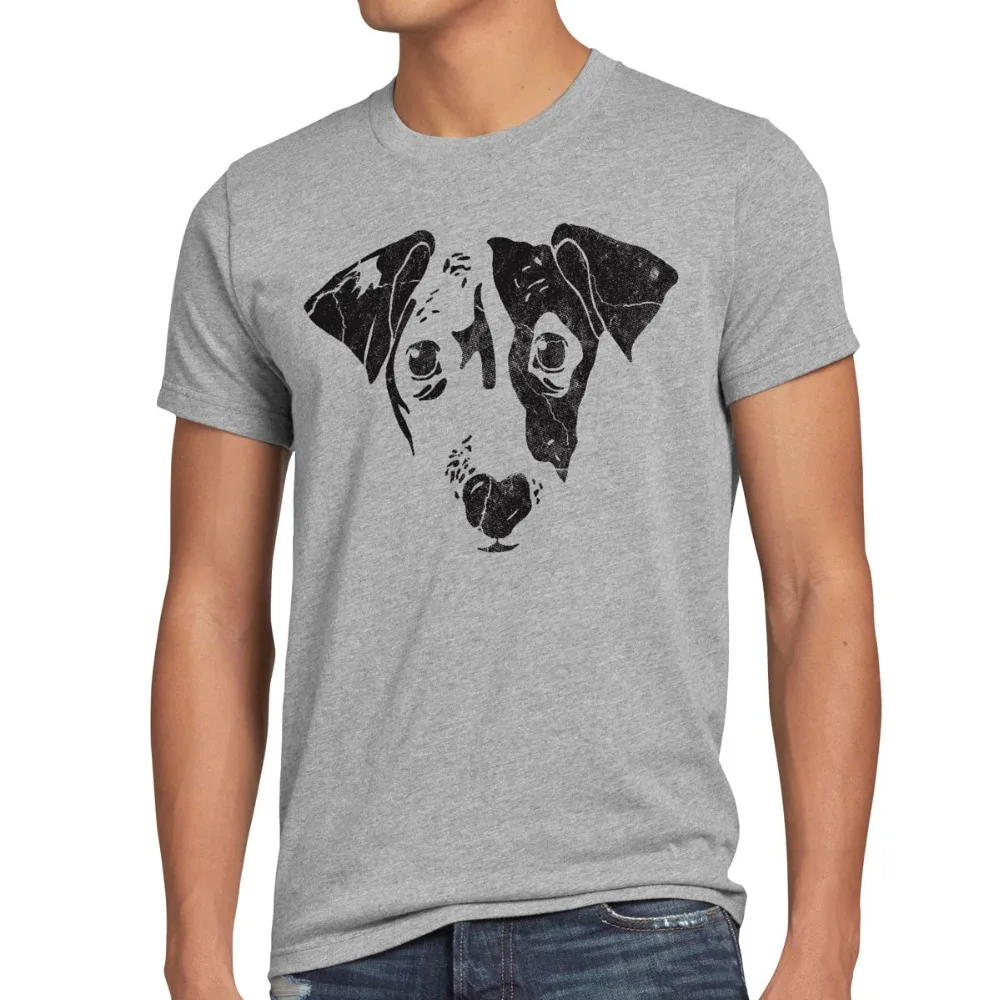 Горячая Распродажа новая мужская футболка с собакой надписью Hund Haustier Jack Russel Terrier