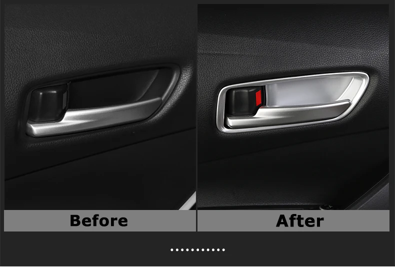 4 шт./партия внутренняя наклейка на дверь автомобиля Toyota Corolla 2019 2020