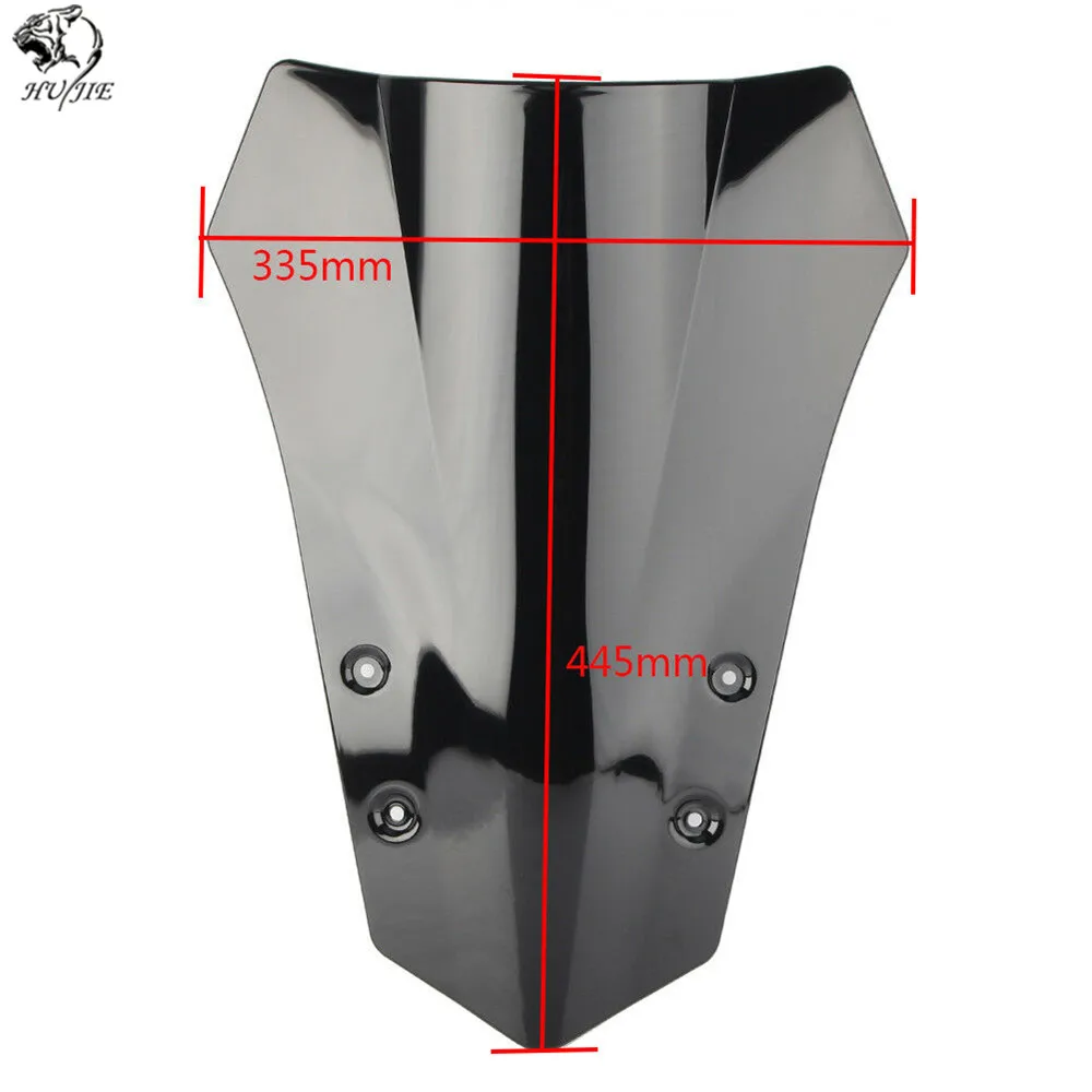 Ветровое стекло для мотоцикла с двойными пузырями 2015 2016 2017 Yamaha FJ 09 FJ09 MT09 MT-09