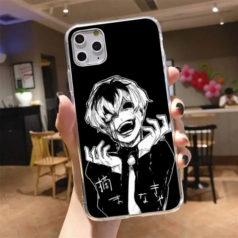 

Anime Stray Dogs Dazai Osamu Phone Case Transparent for iPhone 6 7 8 11 12 s mini pro X XS XR MAX Plus cover funda shell