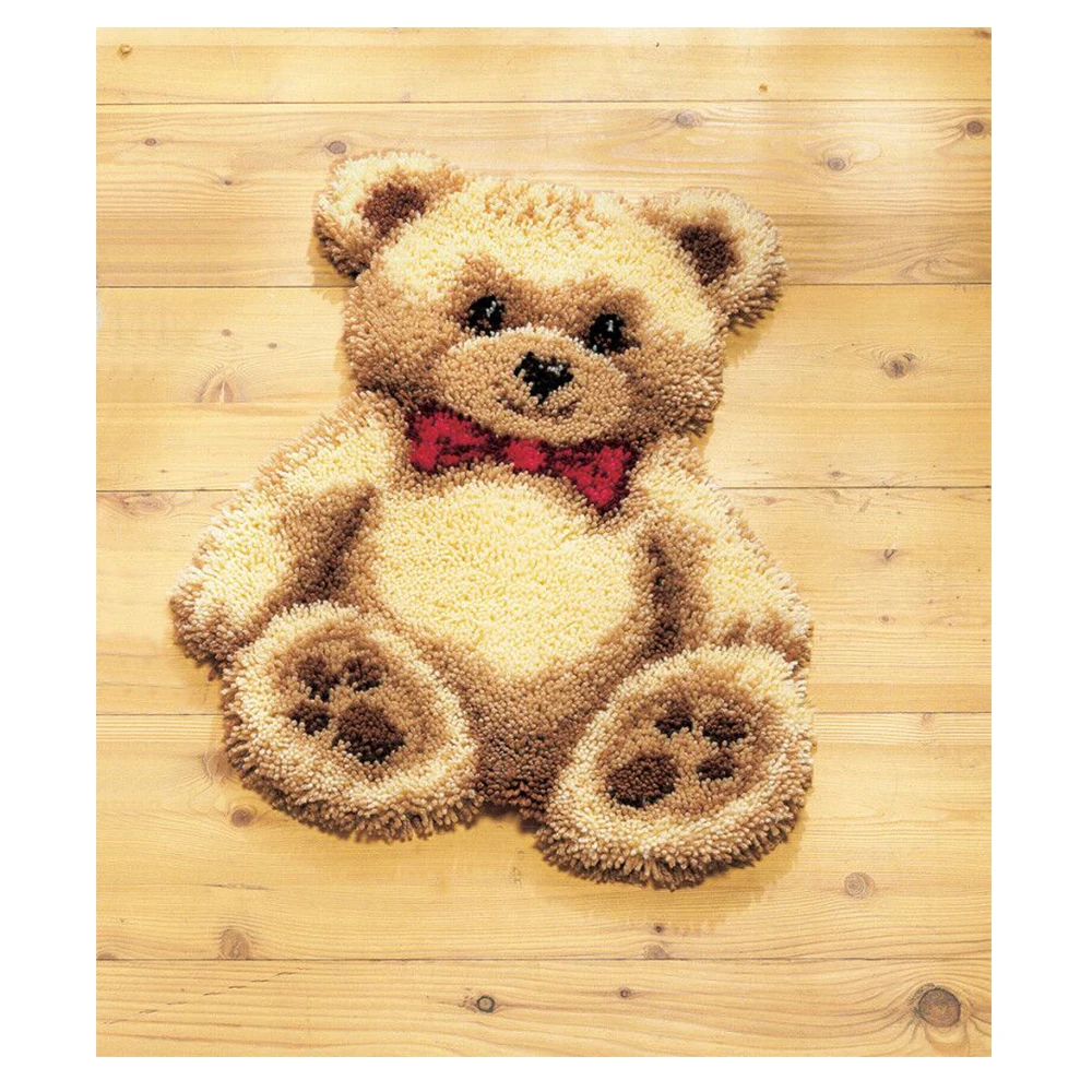 Набор для вышивки с крючком-защелкой ковры вышивка фетровая резьба нитки подушка