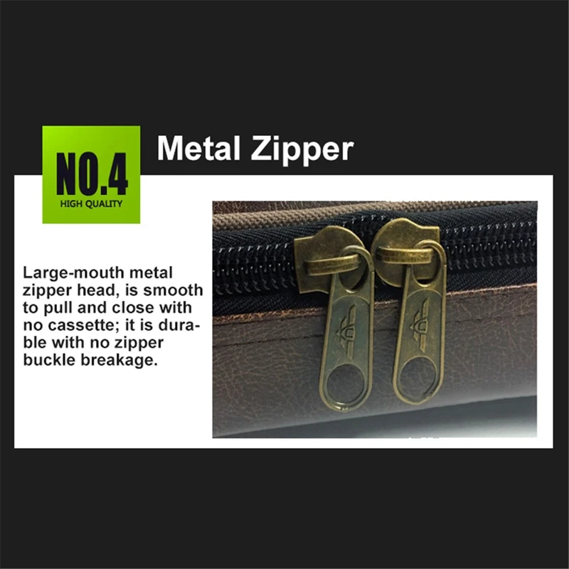 

40 Inch 41 Inch Waterproof PU Guitar Backpack Thickened Padded Guitar Carrying Case Gig Bag for 40 / 41 Inch Brown