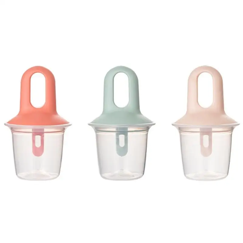 

1pc Popsicle Mold With Lid Small Plastic Reusable Ice Cream Mould DIY Homemade Dessert Ice Pop Maker Cocina Accesorio