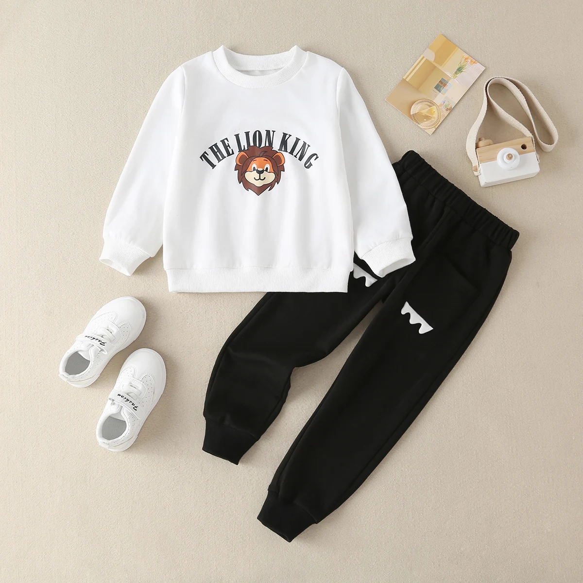 

Boys' suits, children's spring and autumn sports two-piece suits, girls' spring clothes