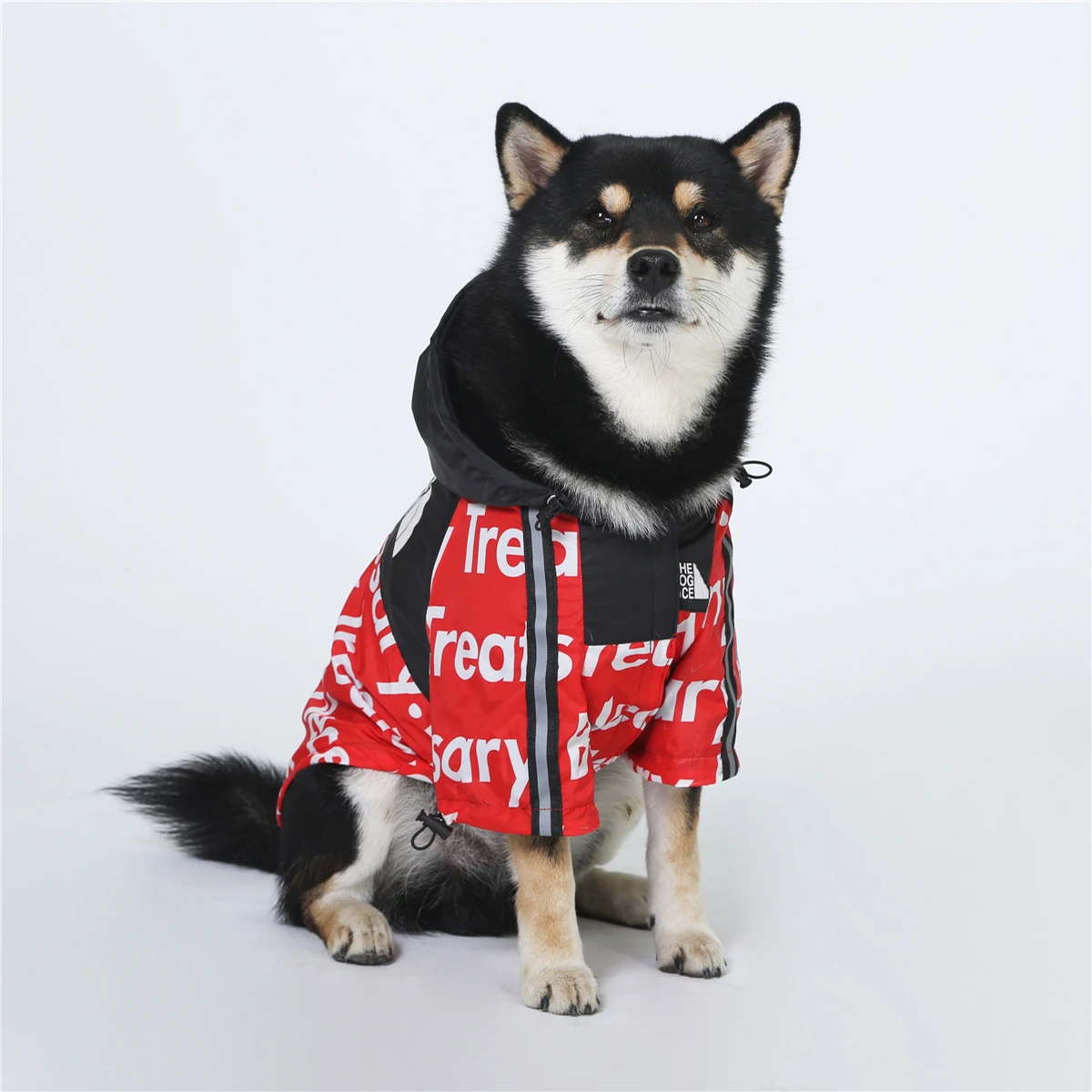 

Dog Clothes Pet Dog Outdoor Jacket Puppy Coat Large Dog Clothes Hoodies Raincoat Rain Coat Ropa Para Perro The Dog Face Jacket