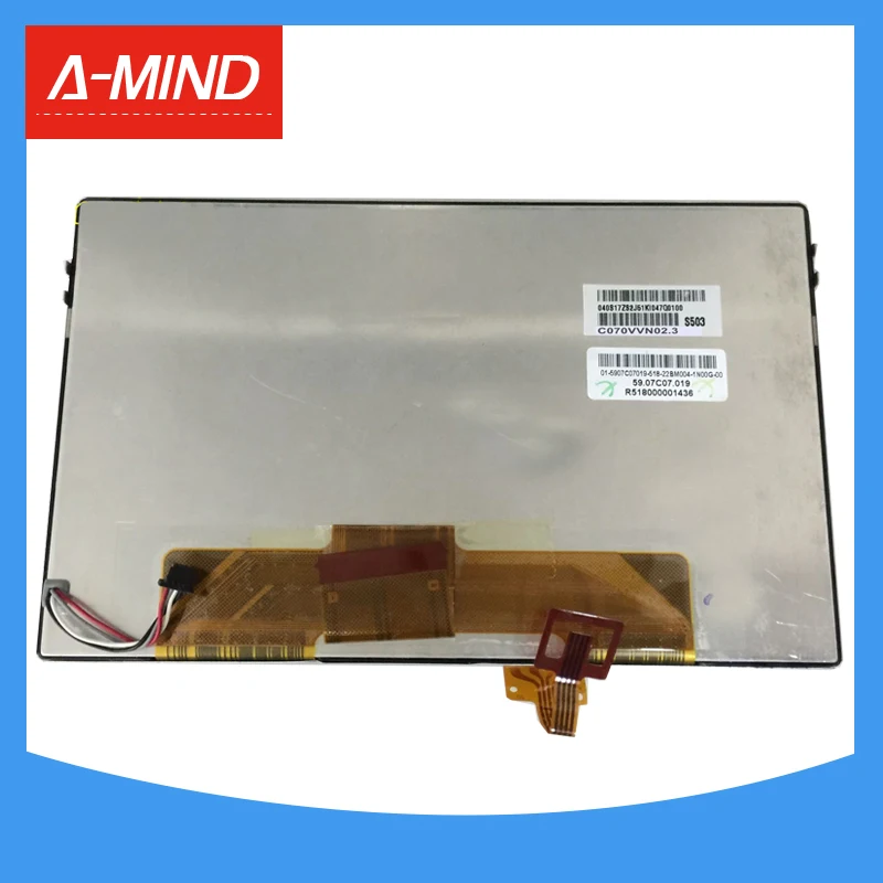 

Новый 7-дюймовый ЖК-дисплей C070VVN02 C070VVN02.1 C070VVN02.2 C070VW04 V0 для автомобильного навигатора Volvo