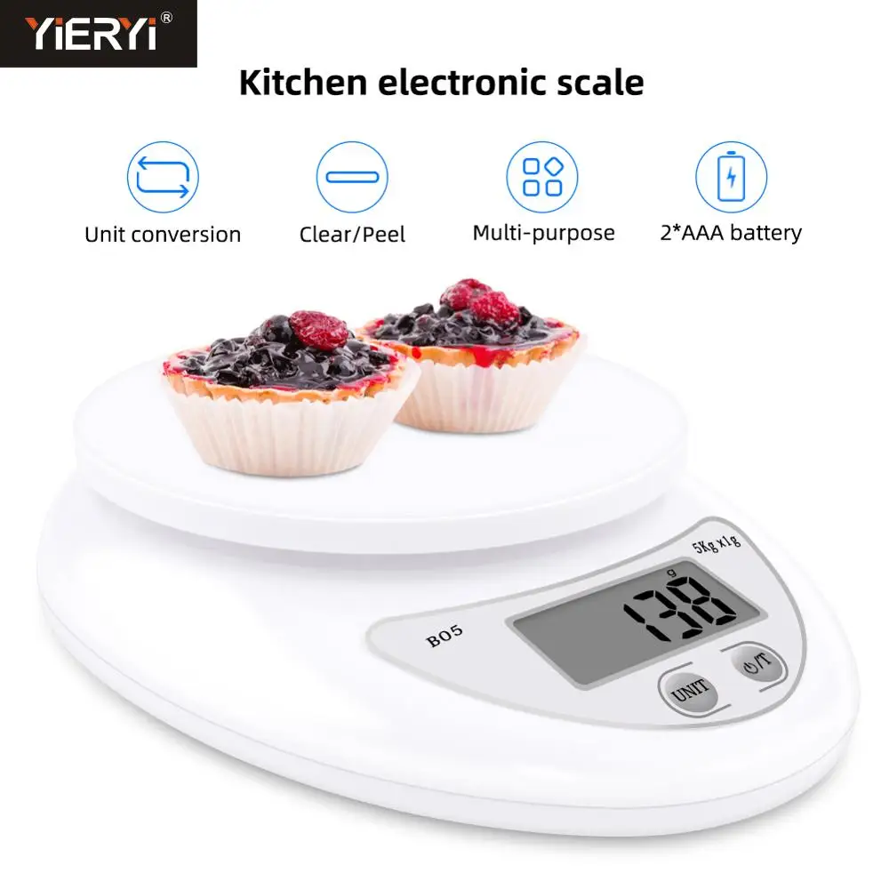

Электронные весы Yieryi, 5 кг * 1 г