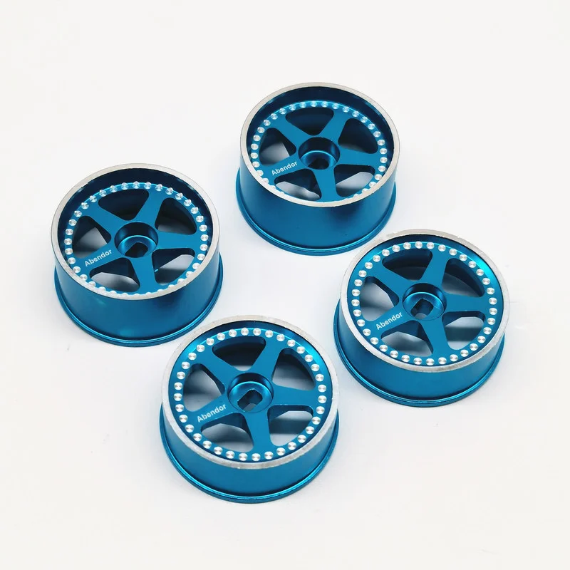 4 unids/set 22MM Metal RC cubo de rueda para MINI-Z AWD AMZ MINI-Q AMR GLA HGD1 Wltoys RC Actualizaci&oacute;n de coche partes-2