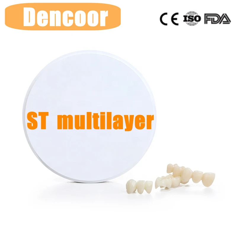 Dental st Multilayer Zirconium Block Ceramic Disc 16 Color 98mm C2 Color