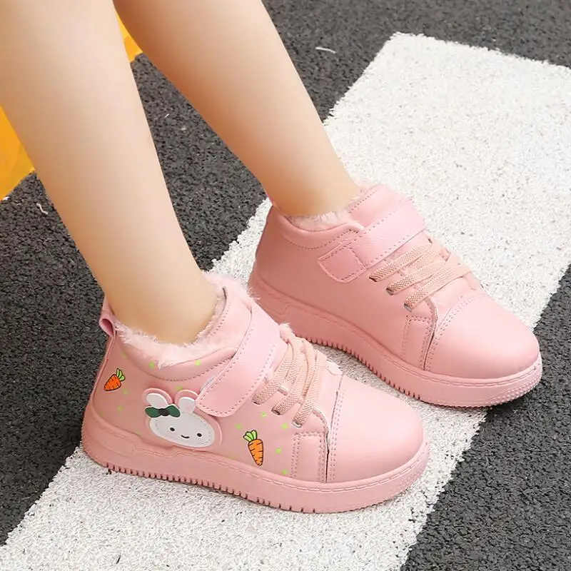 Детские зимние ботинки Повседневная обувь на резиновой подошве для маленьких