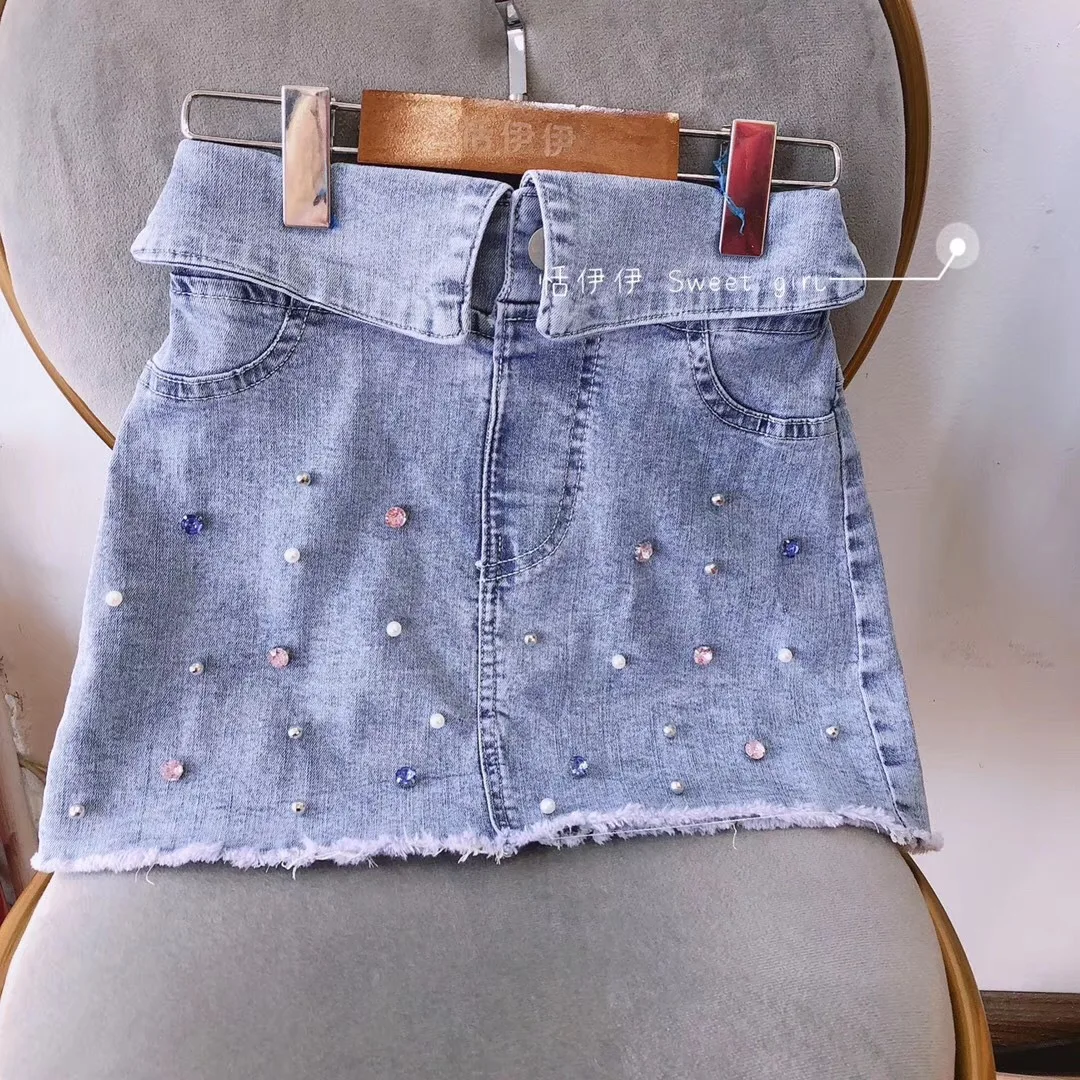 Новинка весны 2020 кружевной топ с бисером для девочек | Мать и ребенок