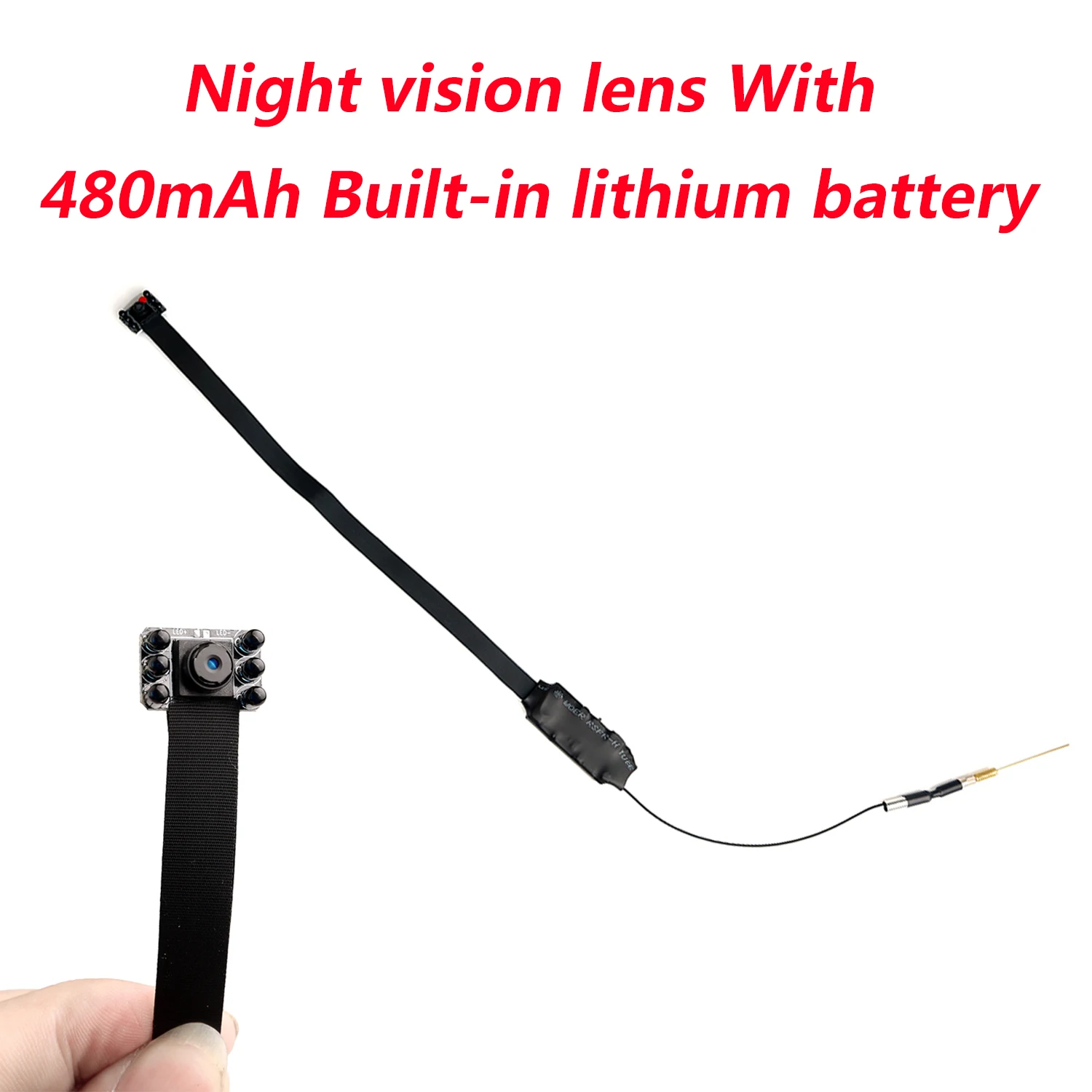Night vision lens 4k Wi-Fi Удаленная сетевая рабочая камера, беспроводная камера, гибкая установка, Простое Повседневное использование, усиленная камера ночного видения - Цвет: Night vision lens